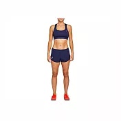 Asics [2092A117-401] 女 田徑 短褲 輕質 透氣 運動 慢跑 路跑 訓練 亞瑟士 深藍 紅