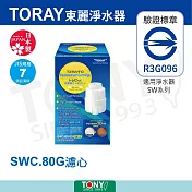 日本東麗 濾心 SWC.80G 總代理貨品質保證