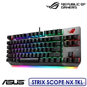 ASUS 華碩 ROG STRIX SCOPE NX TKL 機械式鍵盤 紅軸