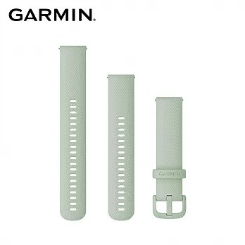 GARMIN Quick Release 20mm 矽膠錶帶  薄荷綠
