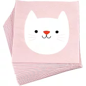 《Rex LONDON》方形餐巾紙20入(貓咪) | 擦手紙 宴會佈置