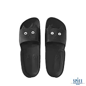 【SPICE】日本 貓咪造型 厚底拖鞋(約23~25cm)- 黑色