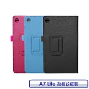 Samsung Galaxy A7 Lite T220/T225 荔枝紋皮套 黑色