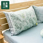 【生活工場】沐夏森林涼感枕頭墊2入組-綠