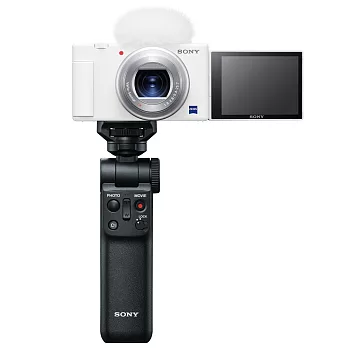 SONY Digital Camera ZV-1 類單眼相機手持握把組 (公司貨)- 白色