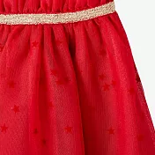 TiDi 法國 Vertbaudet 紅色星星金蔥紗裙 2 (89CM) 紅色