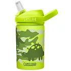 【美國 CamelBak】400ml eddy+ kids兒童吸管不鏽鋼保溫瓶(保冰) - 迷彩恐龍