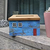 HiPEPPER簡約面紙盒-藍色小屋