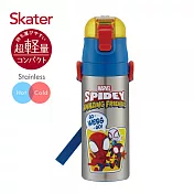 不鏽鋼直飲保溫水壺(470ml) 蜘蛛人Spidey