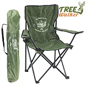 TreeWalker 折疊速開露營椅-軍綠