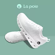 【La proie 萊博瑞】女式休閒健走鞋(鞋帶款)FAB072032 EU36 白色