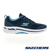 Skechers  女健走系列 GOWALK ARCH FIT 休閒鞋 124860NVMT US6 藍