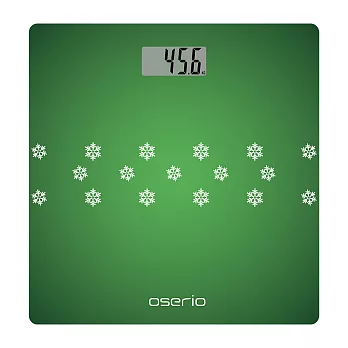 oserio 歐瑟若 數位體重計 BNG-207(精裝禮物盒版) 綠色