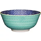 《KitchenCraft》陶製餐碗(凸紋藍)
