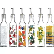 《KitchenCraft》圖繪玻璃油瓶(275ml) | 調味瓶