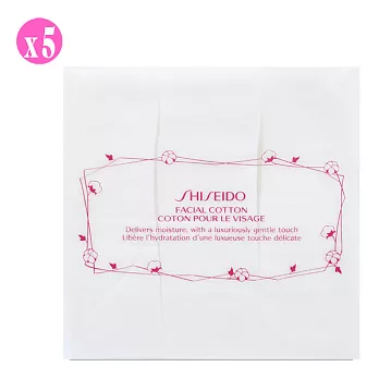 SHISEIDO 資生堂 輕柔感化粧棉 (165片/包) X5 (百貨專櫃貨)