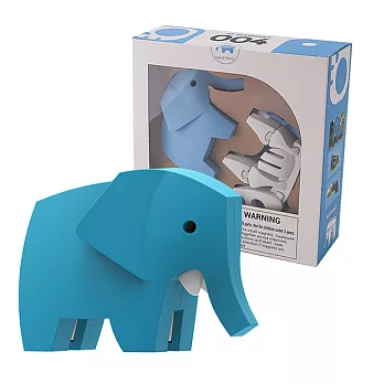 【Halftoys 哈福玩具】SF00410 3D動物樂園-大象