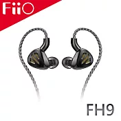 FiiO FH9 一圈六鐵七單元MMCX可換線耳機 (黑色)