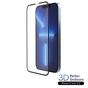 ABSOLUTE iPhone 13 mini (5.4吋)專用 0.33mm 3D全螢幕2倍強化耐衝擊高硬度抗沾黏玻璃保護膜 13 mini 專用