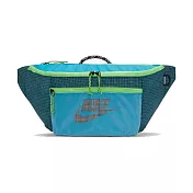 Nike Tech Waistpack [CV1411-446] 大腰包 斜背包 手提 肩背 多格層 格紋 簡約 藍綠
