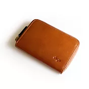 【deya】義式經典真皮RFID防盜鑰匙零錢包 棕色