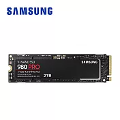 SAMSUNG 980 PRO PCle 4.0 NVMe M.2 固態硬碟 2TB 黑色