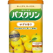 日本【巴斯克林】基本系列泡澡粉 柚子香 600g