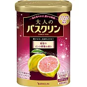 日本【巴斯克林】大人系列泡澡粉   粉色檸檬香  600g
