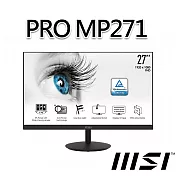 msi微星 PRO MP271 27吋 螢幕
