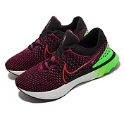 Nike 慢跑鞋 React Infinity Run FK 3 男鞋 編織鞋面 路跑 黑 紅 DH5392-003