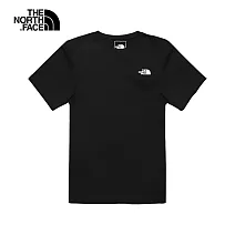 The North Face W REAXION S/S 女 吸濕排汗休閒短袖T恤 NF0A5JX1JK3 S 黑