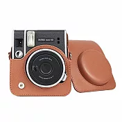 【LOTUS】富士 拍立得 mini40 復古皮套 相機包 副廠 棕色