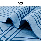 【agoy】GeckoWarrior 壁虎勇士鋪巾-獨特專利乾濕雙止滑 | 贈防水收納袋 | 海洋藍
