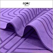 【agoy】GeckoWarrior 壁虎勇士鋪巾-獨特專利乾濕雙止滑 台灣限定 | 贈防水收納袋 | 迷霧紫