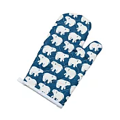 日系印花帆布隔熱手套(5雙)71折量販價/簡單可愛的享受廚房時光 北極熊