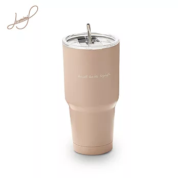 【Hiromimi】不鏽鋼冰壩杯900ml(4色可選) 奶茶暖棕
