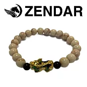 【ZENDAR】國際精品 瑪瑙珠變色貔貅手鍊(224723)