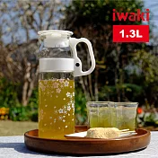 【iwaki】日本品牌耐熱玻璃冷/熱水壺(櫻花款)