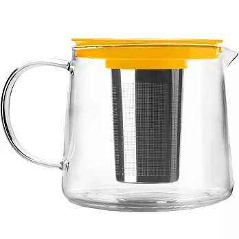 《IBILI》玻璃濾茶壺(黃1000ml) | 泡茶 下午茶 茶具