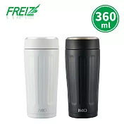 【FREIZ】日本品牌不鏽鋼真空保溫杯保冷水瓶360ml 黑色