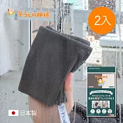 【日本神樣】日製水過無痕玻璃窗專用除垢極細纖維清潔布-2條入 單一規格