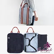 【iSPurple】手提側背＊旅行長方行李箱杆包/顏色可選 銀灰