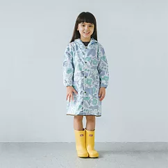 日本WPC 動物奇緣L 空氣感兒童雨衣/防水外套 附收納袋(120─140cm)