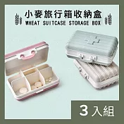 CS22 環保小麥稈便攜式迷你藥盒(3入組)