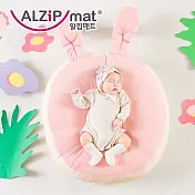 【韓國 ALZiPmat】新生兒多功能舒適枕-  粉色兔子