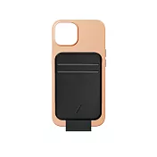【NATIVE UNION】CLIC® 磁吸卡夾手機殼 - iPhone 13 Pro -  蜜桃粉 (搭配磁吸卡夾 - 石墨黑)
