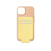 【NATIVE UNION】CLIC® 磁吸卡夾手機殼 - iPhone 13 -  蜜桃粉 (搭配磁吸卡夾 - 檸檬黃)