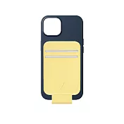 【NATIVE UNION】CLIC® 磁吸卡夾手機殼 - iPhone 13 Pro - 海軍藍 (搭配磁吸卡夾 - 檸檬黃)