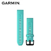 GARMIN QuickFit 20mm 矽膠錶帶 天藍色