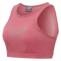 PUMA 訓練系列Moto短版合身運動背心 背心上衣 女 桃粉色 52178125 M 粉紅